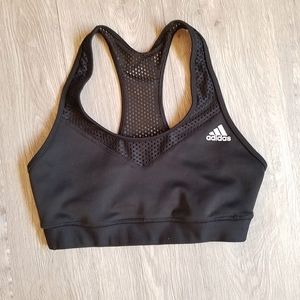 Adidas Black Sports Bra Size Small
